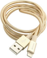 verbatim 48861 lightning sync charge cable lightningm usb am 1m gold photo