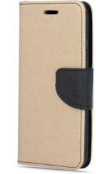 smart fancy flip case for xiaomi redmi 5 plus gold black photo