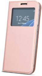 smart look flip case for samsung a6 plus 2018 rose gold photo
