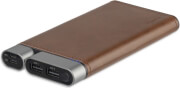 puridea powerbank leather 13000mah fast charge type c brown photo