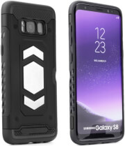 forcell magnet back cover case for samsung galaxy s10 black photo