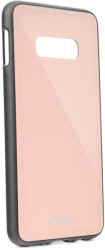 glass back cover case for samsung galaxy s10e pink photo