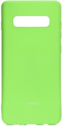 roar colorful jelly back cover case for samsung galaxy s10 lime photo