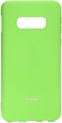 roar colorful jelly back cover case for samsung galaxy s10e lime photo
