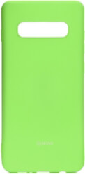 roar colorful jelly back cover case for samsung galaxy s10 plus lime photo