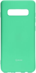 roar colorful jelly back cover case for samsung galaxy s10 plus mint photo