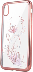lotus back cover case for samsung s10 plus rose gold photo