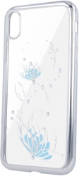 lotus back cover case for samsung s10 plus silver photo
