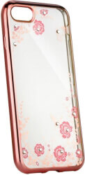 forcell diamond back cover case for huawei y6 2019 pink gold photo