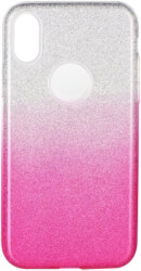 forcell shining back cover case for huawei p30 lite clear pink photo