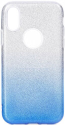 forcell shining back cover case for huawei y6 2019 clear blue photo