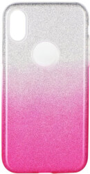 forcell shining back cover case for huawei y6 2019 clear pink photo