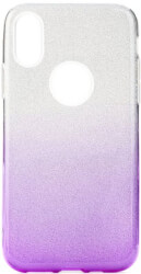 forcell shining back cover case for huawei y6 2019 clear violet photo