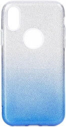 forcell shining back cover case for huawei y7 2019 clear blue photo