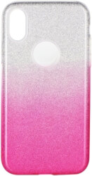 forcell shining back cover case for samsung galaxy a10 clear pink photo