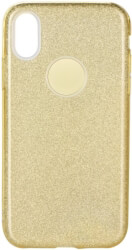 forcell shining back cover case for samsung galaxy m10 gold photo