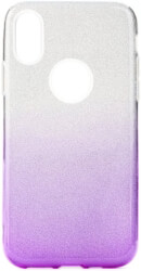 forcell shining back cover case for samsung galaxy m20 clear violet photo