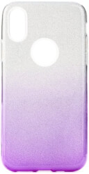 forcell shining back cover case for xiaomi redmi note 7 clear violet photo