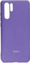 roar colorful jelly back cover case for huawei p30 pro purple photo