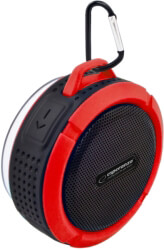 esperanza ep125kr country bluetooth speaker waterproof black red photo