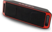 esperanza ep126kr folk bluetooth speaker with fm radio black red photo