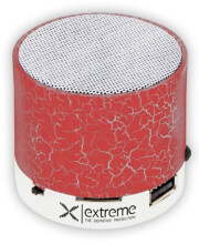 extreme xp101r bluetooth speaker fm radio flash red photo