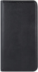 smart magnetic flip case for sony l3 black photo
