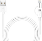 adata amfi2in1 100cm cwh sync charge lightning cable 2 in 1 photo