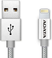 adata amfial 100cmk csv sync charge lightning cable silver photo