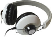 maxell mxh hp600 retro dj ii retro over ear headphones with microphone white photo