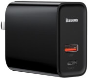 baseus universal usb type c wall charger pps qc usb pd 30w black photo
