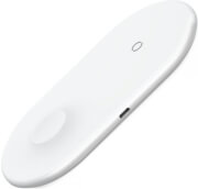 baseus wireless charger smart 2in1 white photo