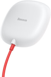 baseus wireless charger with suction cup function white photo