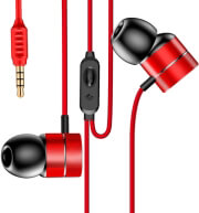 baseus wired handsfree encok h04 red photo