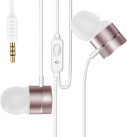 baseus wired handsfree encok h04 rose gold photo