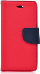 fancy book flip case for xiaomi redmi note 7 red navy photo