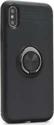 forcell ring back cover case stand for samsung galaxy s9 plus black photo