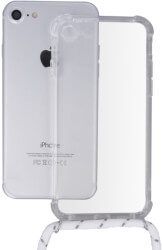neck strap tpu back cover case for apple iphone 6 6s white photo