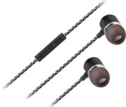 ugo usl 1245 aluminium stereo earphones with mic black photo