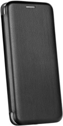 forcell book elegance flip case for samsung a40 black photo