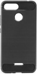 forcell carbon back cover case for xiaomi redmi 7 black photo