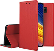 forcell flexi book flip case for xiaomi poco f1 red photo