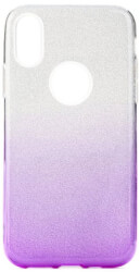 forcell shining back cover case for samsung galaxy a70 clear violet photo