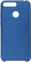 forcell silicone back cover case for huawei y6 2019 with hole blue photo