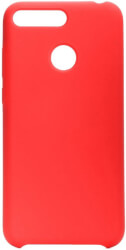 forcell silicone back cover case for huawei y7 2019 red photo