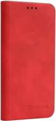 forcell silk flip case for samsung galaxy a50 red photo