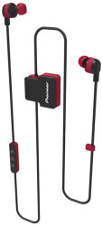 pioneer se cl5bt clipwear active in ear wireless headset red photo