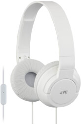 jvc ha sr185 on ear headphones with microphone white photo