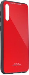 glass case for samsung galaxy a70 red photo