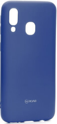 roar colorful jelly case for samsung galaxy a40 navy photo